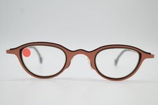 Vintage Glasses THEO BELGIUM Uno 115 Bronze Oval Frame Eyeglasses picture