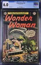 Wonder Woman #64 Irwin Hasen Cover CGC 6.0 OWW picture