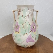 VTG Roseville Pottery Morning Glory Vase 10.5
