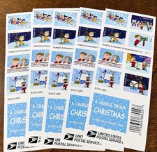 Genuine USPS Forever Stamps – Charlie Brown – 10 Sheets of 20 – 200 Stamps picture