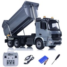 DoubleE E590 003 1/20 RC Dump Truck RTR 6X6 Electric RC Tipper Sounds Lights picture