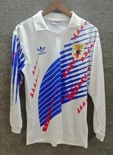 Japan National Team Vintage White Retro Away Jersey 94 long‑sleeve picture