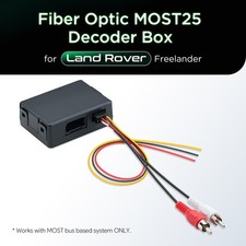 Car Fiber Optic Audio Decoder Interface Box Harness for Land Rover Stereo Radio picture