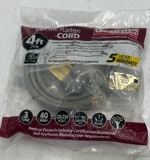 QTY 5 Certified Appliance Accessories 4Ft. Electric Range Power Cord 40A 901060 picture