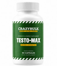 CrazyBulk Testo-Max Testosterone Booster - Bodybuilding Muscle Growth picture