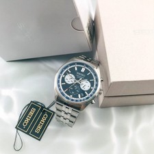 Seiko Essentials SSB427 Motorsports Chrono Quartz Blue Dial Men's Watch 41.5 mm picture