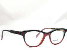 Etnia Barcelona Gardner BKRD Black Red Women's Eyeglasses Frames 50-17-148 picture
