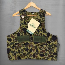 NWT Vintage RedHead Hunting Vest Green Camo Duck Hunter Utility Game Bag Large picture