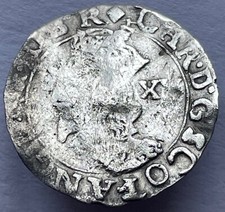 1637-42 Charles I (1st) Scottish Hammered 20 Pence 3rd Coinage Lozenge mm Rare picture