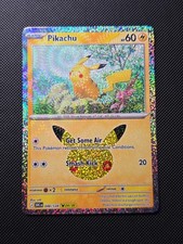 2026 Pokemon Pikachu #046/128 ME: 30th Celebration 30C Rare NM svlt (24/30) picture