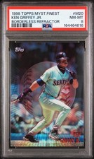 1998 Topps Mystery Finest Ken Griffey Jr M20 Borderless Refractor PSA 8 Mariners picture
