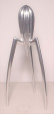 Alessi Philippe Starck Orange Juice Citrus Squeezer Polished Aluminum $150 MSRP picture