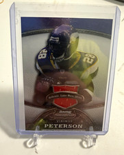 Topps 2008 Bowman Sterling Adrian Peterson Vikings #62 Jersey Relic MEM /389 picture