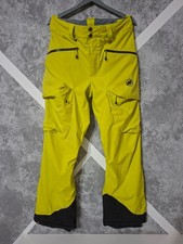 Mammut Stoney HS Regular Pants Mens Ski Pants Dry Tech Premium EU 48 picture