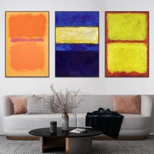 FCHUI Wall Art, Canvas Frame Simple Natura Abstract World Famous Painting Pri... picture