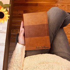 Personalized KJV Bible with name Engraved, Large Print Reference Indexed Bible picture