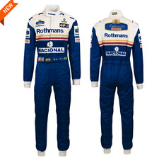 New Ayrton Senna Rothmans Racing Suit | Level 2 | Embroidered | All Size | Elite picture