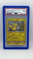 2019 Pokémon SM Black Star Promo Pikachu #SM162 Holo Team Up Blister PSA 9 GUARD picture