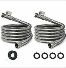 Stainless Steel Garden Hose 10ft 1/2