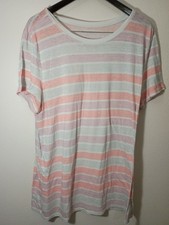 Torrid Classic Fit Striped T-Shirt Size 2 picture