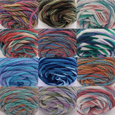 Vintage RARE VARIEGATED Red Heart Super Saver Yarn 6oz Size -- SOLD BY SKEIN picture