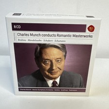 RARE Charles Munch conducts Romantic Masterworks 8 CD Box Set RCA Red Seal picture