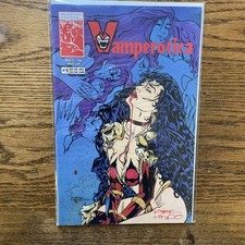 Vamperotica #1 (Brainstorm Comics 1994) Signed By Creator Kirk Lindo with coa Q picture