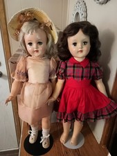 Two Ideal Toni Dolls p 93 20 Inch Too Cute With Extra Clothes picture
