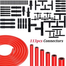 6Pcs 5Ft Engine Vacuum Line Silicone Hose Kit W/113pcs Connectors Set For Lexus picture