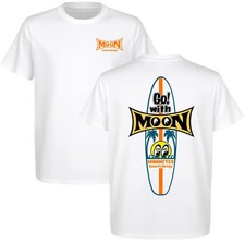 Retro Surfboard T-Shirt Vintage Surfing Beach Graphic Printed Tee Mens Cotton picture