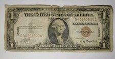 1935A $1 One Dollar WWII Hawaii Brown Seal Emergency Silver Certificate Note picture