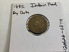 1885 Indian Head Penny Small Key Date US Coin 021926 68tk picture