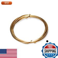 14/20 Yellow Gold Filled Wire 26 Gauge Round Dead Soft 15FT CRAFT WIRE picture