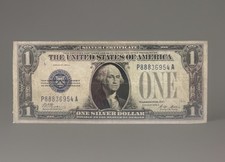 1928A $1 Silver Certificate Blue Seal 