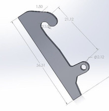 JRB 418 Blank Quick Attach for JRB Loader mounts picture