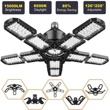 12000000LM LED Garage Light Super Bright Work Shop Ceiling Light Deformable Bulb picture