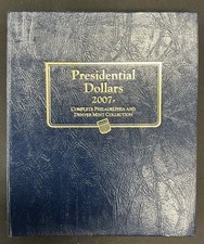 US Presidential Dollar Coin Album 2007-2016 P D Mints 2227 Complete All 78 Coins picture