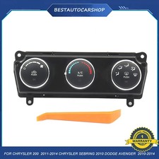 For 2010-14 Dodge Avenger A/C Climate Control Module Panel 55111949AB 55111949AC picture