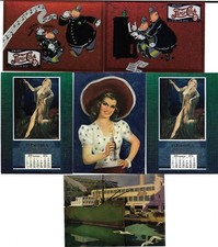 PEPSI COLA - 1994 & 1995 lot of 10 chrome - foil insert cards -  picture