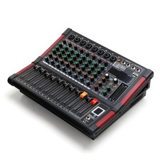 8 Channel Amplifier Power Mixer Bluetooth TRS Audio Mixing w/ USB Slot 16DSP New picture