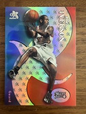 ALLEN IVERSON 1999-00 SKYBOX EX E-X 45 PHILADELPHIA SIXERS 76ERS HOF picture