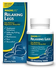 MagniLife Relaxing Legs Relief Fast Dissolving Tablets for Sleep Aid 4 Ounce picture