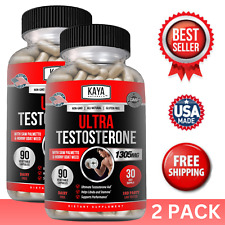 (2 Pack) Natural Testosterone Booster Muscle & Testosterone Support Bodybuilding picture