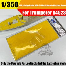 1/350 USS Arleigh Burke DDG-51 Metal Barrel+Masking Sheet for Trumpeter 04523 picture
