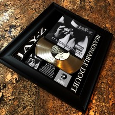 JAY-Z ( Reasonable Doubt ) Platinum Music Award Vinyl LP Record CD picture