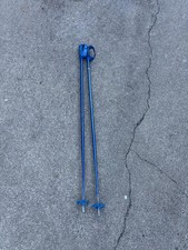 Scott blue 50 Inch vintage Ski Poles blue Pistol Grips picture
