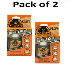 Gorilla Original Waterproof Polyurethane Glue, 2 ounce 2 - Pack, Brown picture