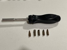 VTG Snap on Tools Ratcheting Screwdriver Black Handle SSDMR4A USA picture