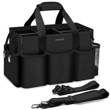 Ytonet Wearable Cleaning Caddy Bag, Large Cleaning Supplies Organizer with 4 ... picture