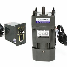 110V 60W AC Gear Motor Electric Variable Speed Controller Single-phase 1:10（10k） picture
